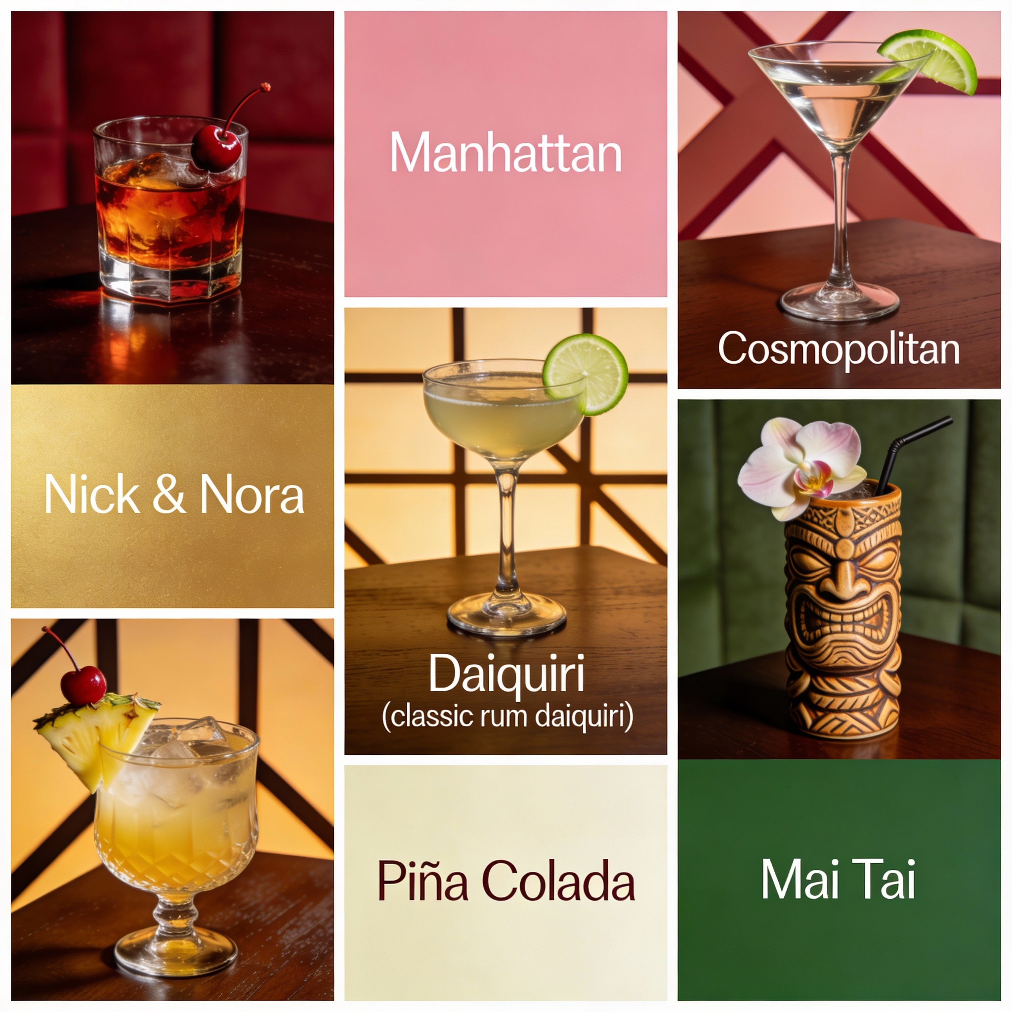 Manhattan collage tile