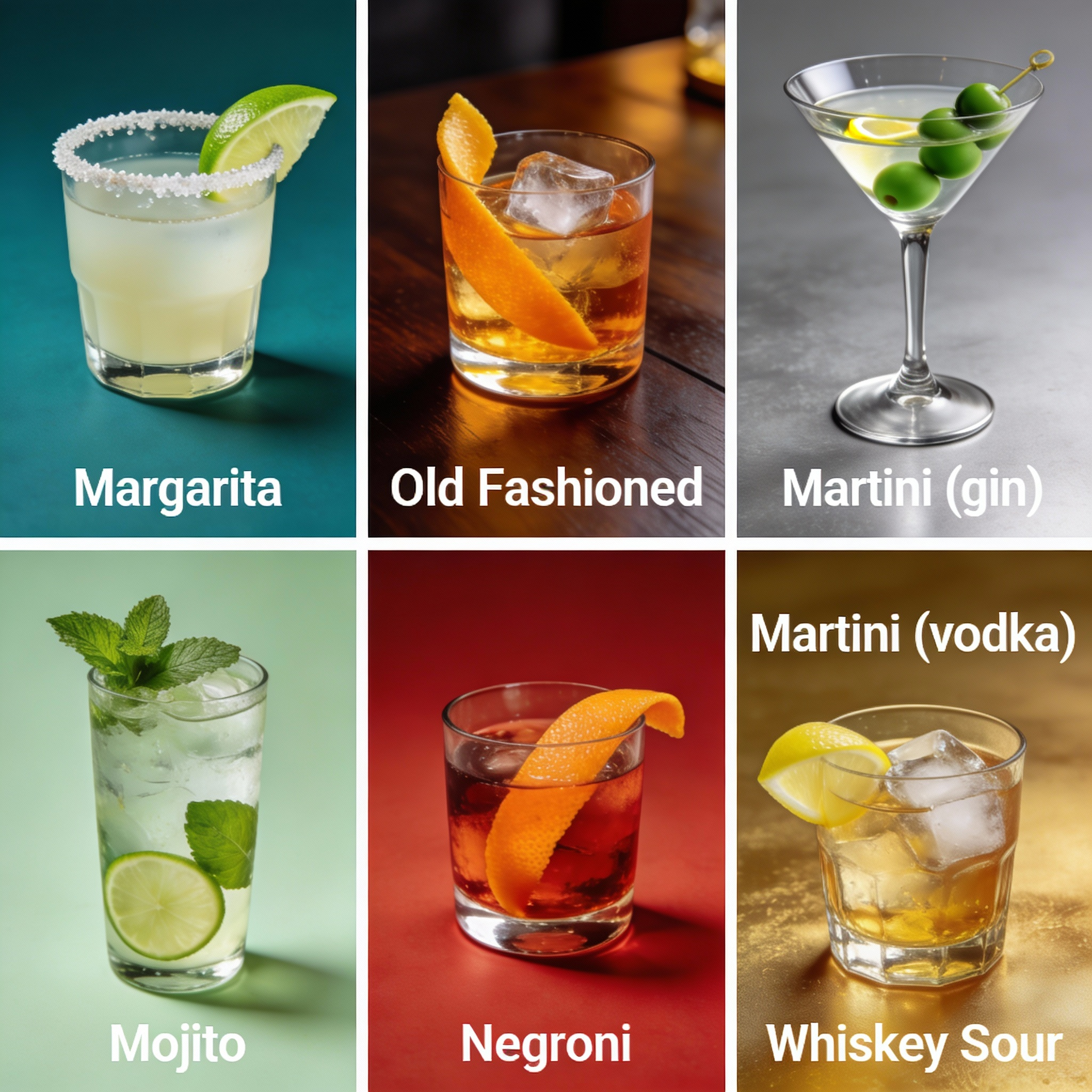 Margarita collage tile