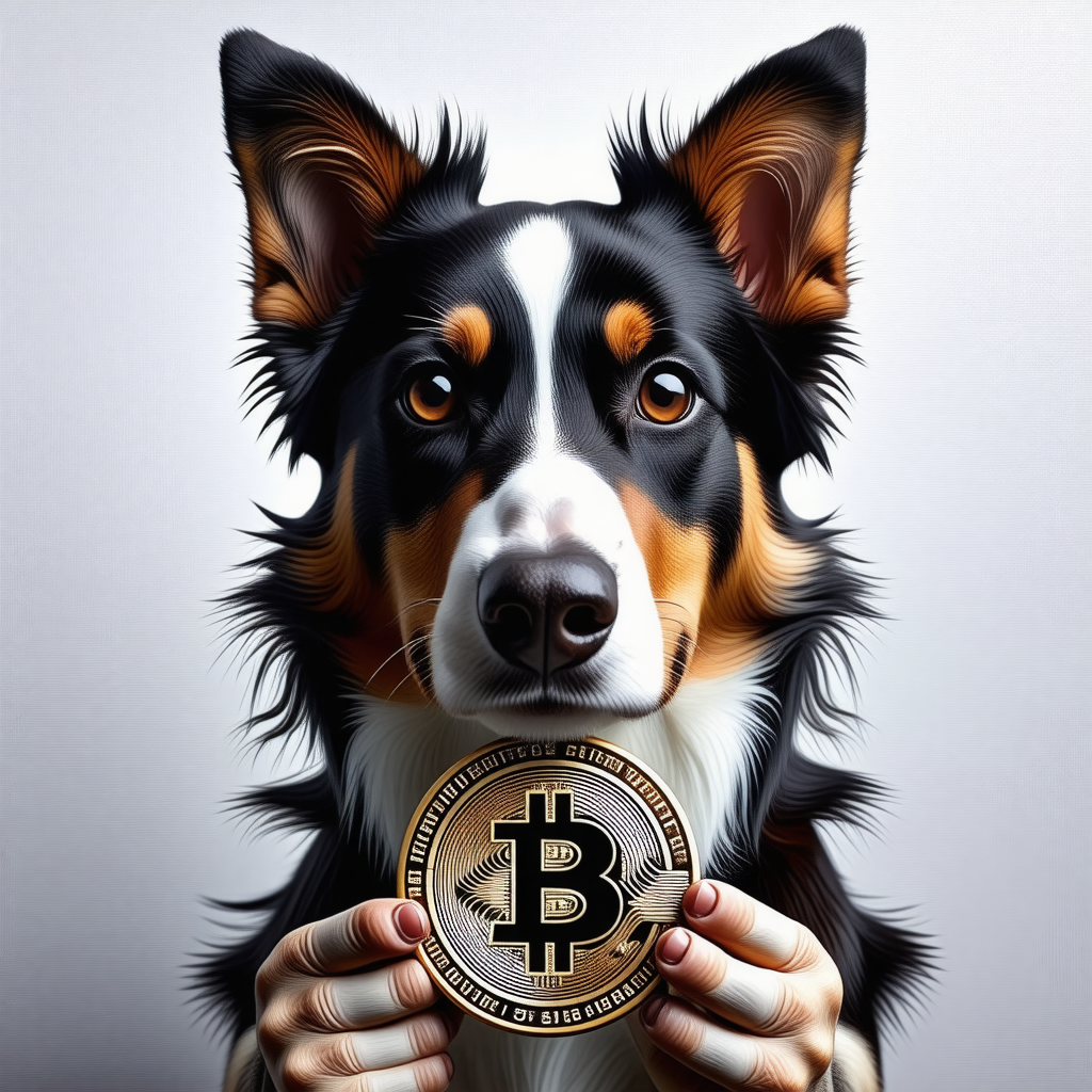 Woof Holding Memecoin - Fun Art Woof Holding Memecoin - Fun Art