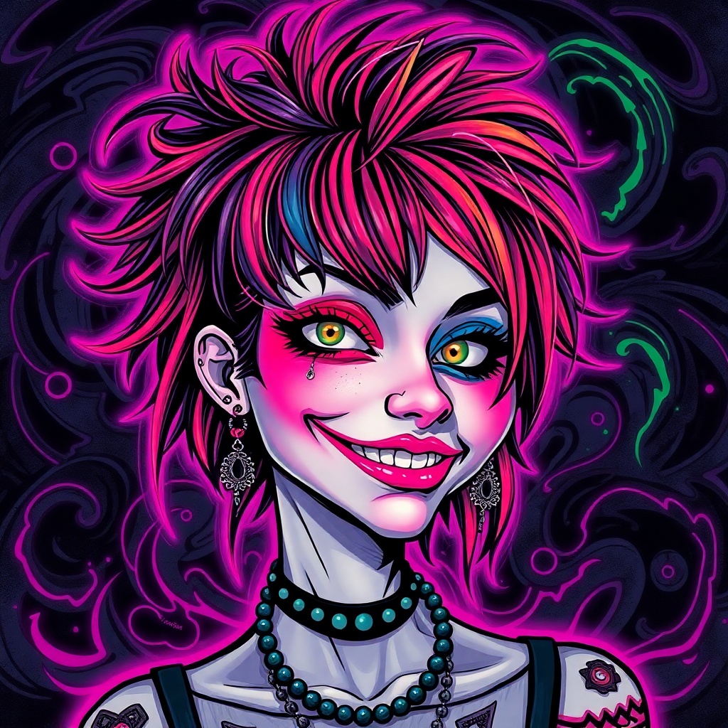 Psycho Art Profile Picture - Surreal & Colorful