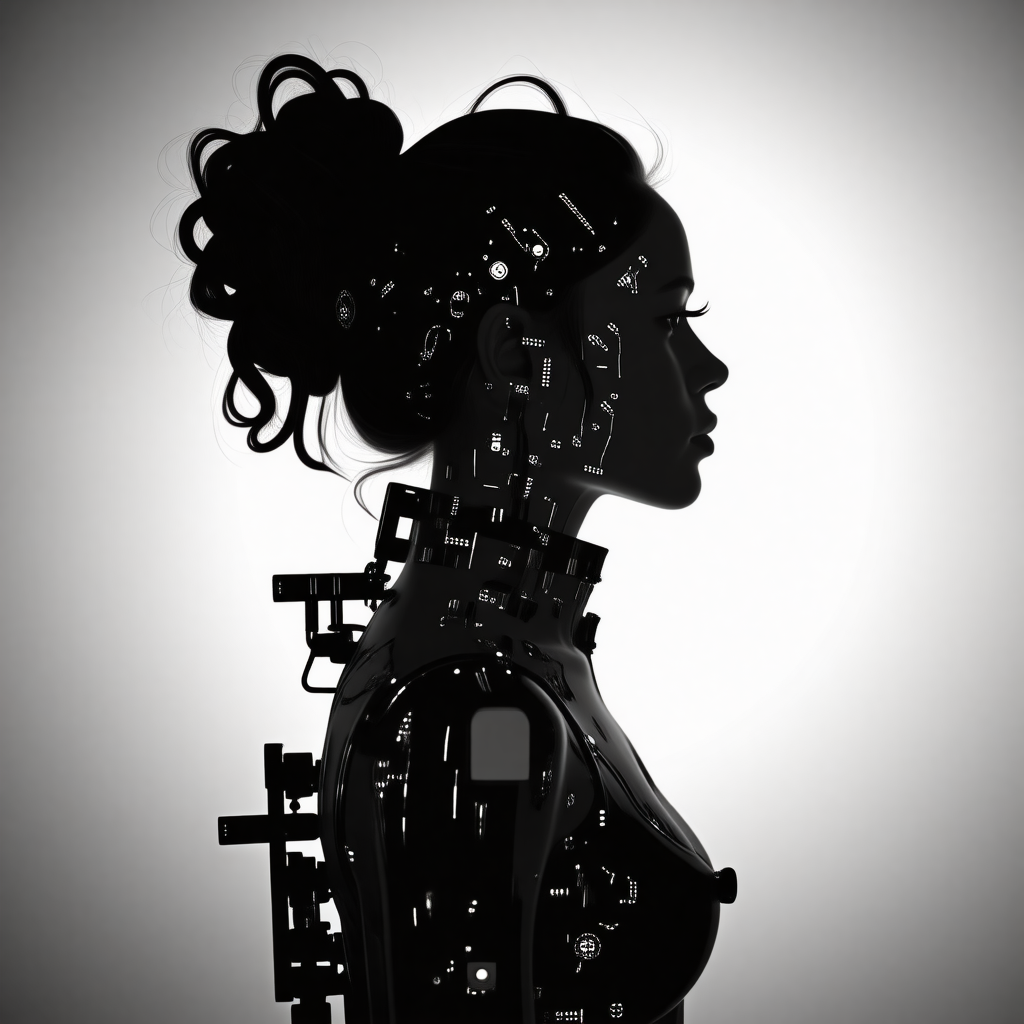 Evil Woman Silhouette Art