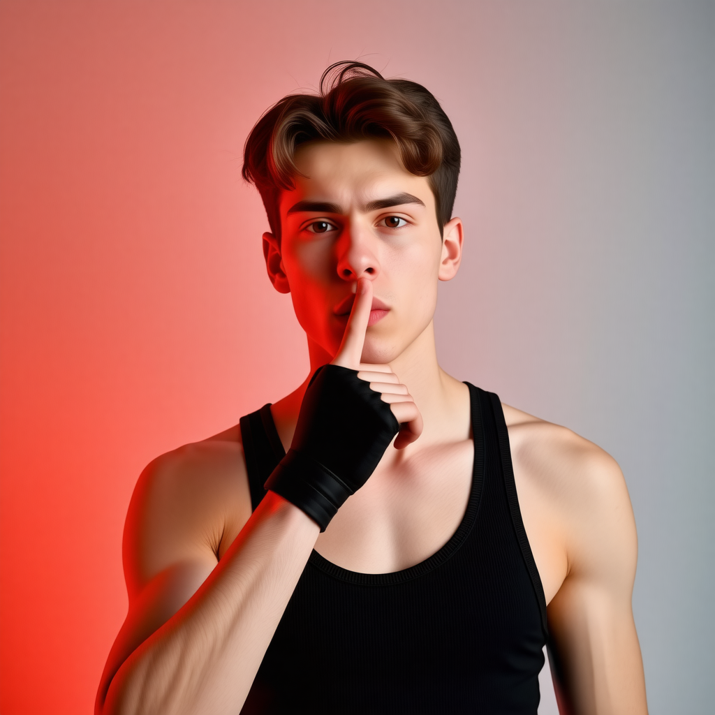 Dramatic Digital Portrait of a Young Man Dramatic Digital Portrait of a Young Man