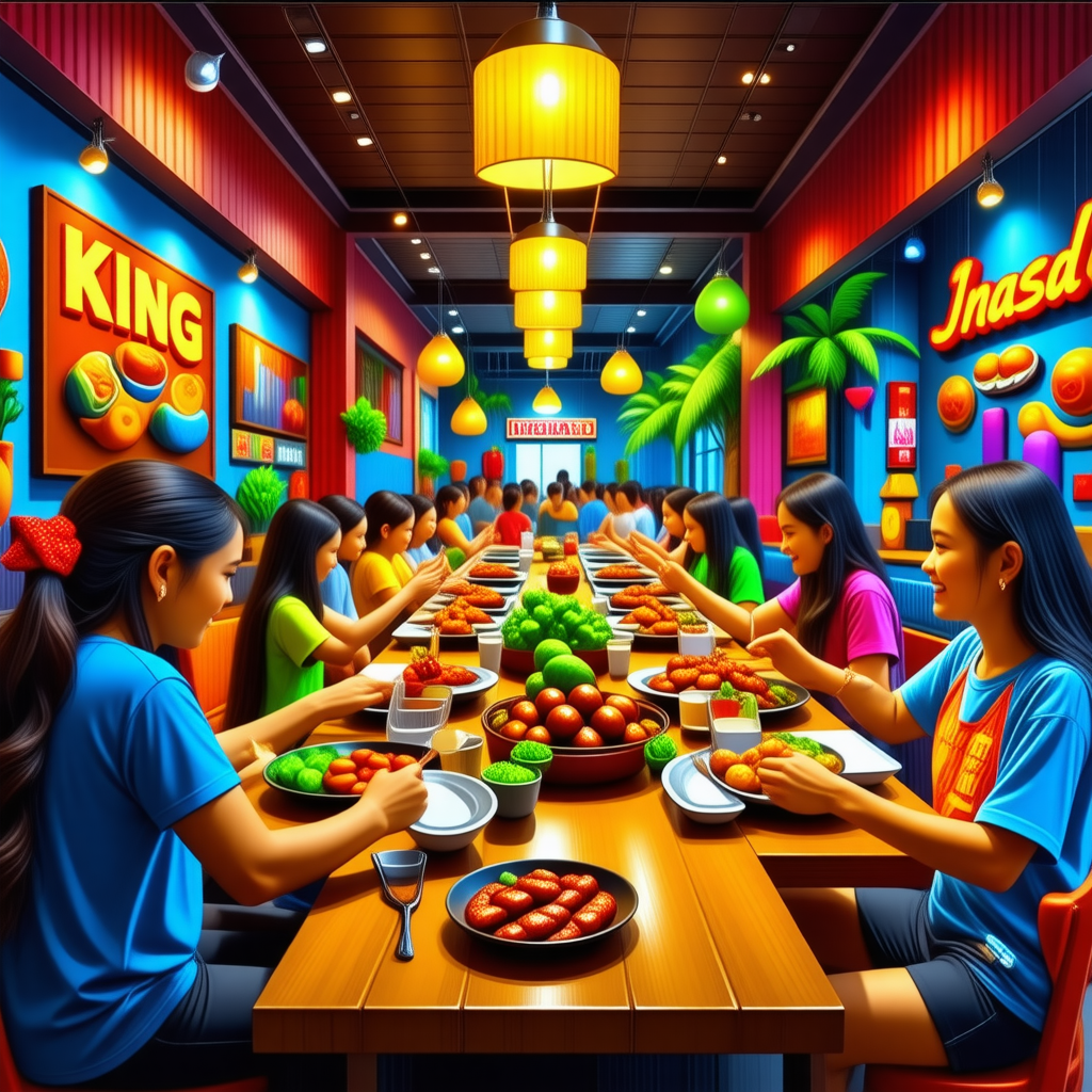 Vibrant Dining at King Inasal Restaurant Vibrant Dining at King Inasal Restaurant
