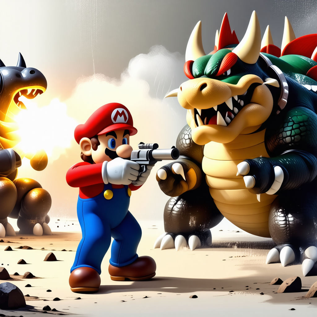 Mario vs Bowser: Epic Showdown