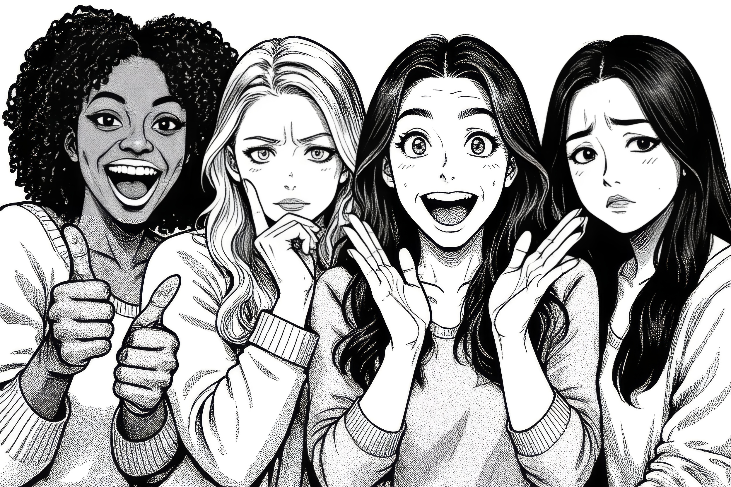 Manga Style Transformations for Your Art